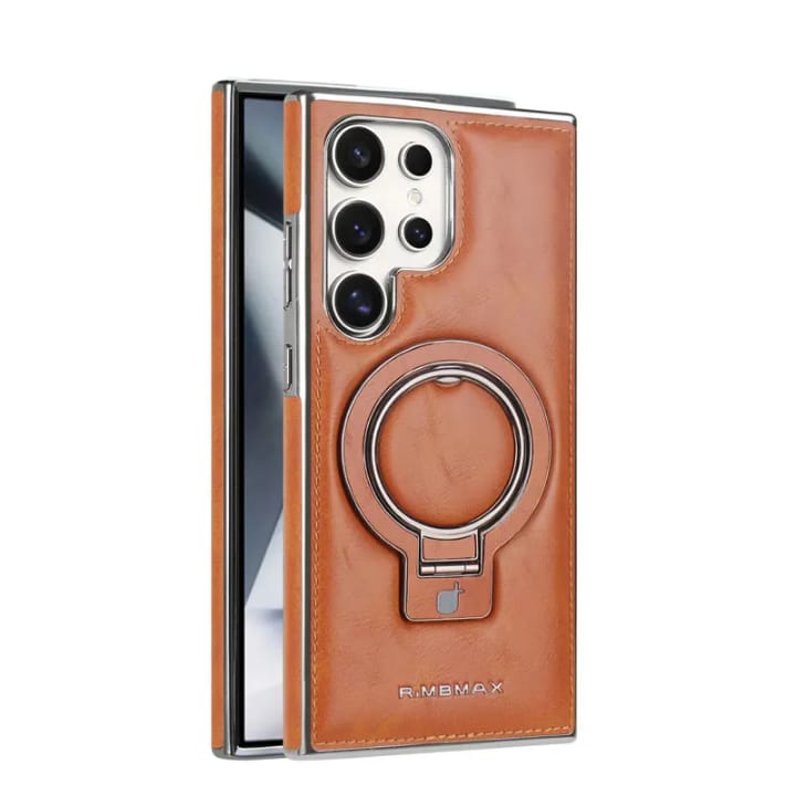 Subcategory: Magnetic Ring Holder Phone Cases / Luxury Leather Phone Cases
